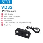 SIYI VD32 IP67 Camera Waterproof FPV Camera 720 30fps Fixed Focus Ethernet Port IP Camera With Dual Searchlights